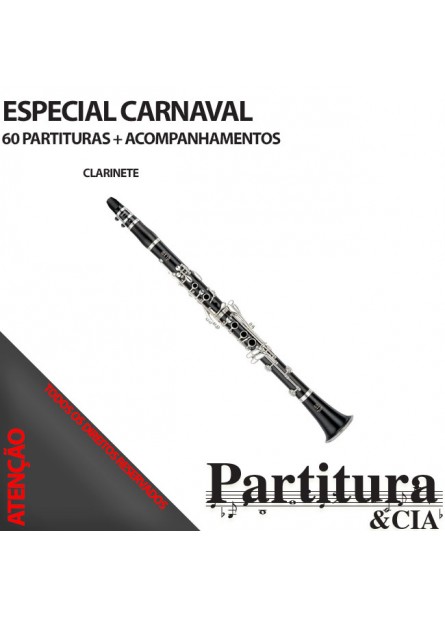 Partituras MARCHINHAS CARNAVAL para Clarinete