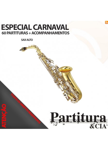 Partituras MARCHINHAS CARNAVAL para Sax Alto