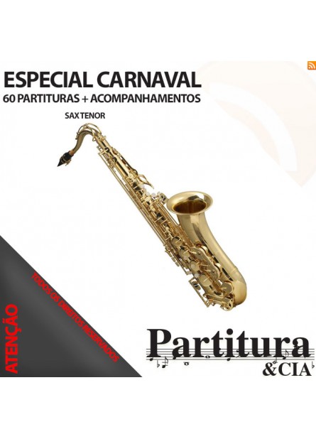 Partituras MARCHINHAS CARNAVAL para Sax Tenor