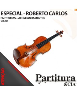 Partituras ROBERTO CARLOS para Violino - Volume I