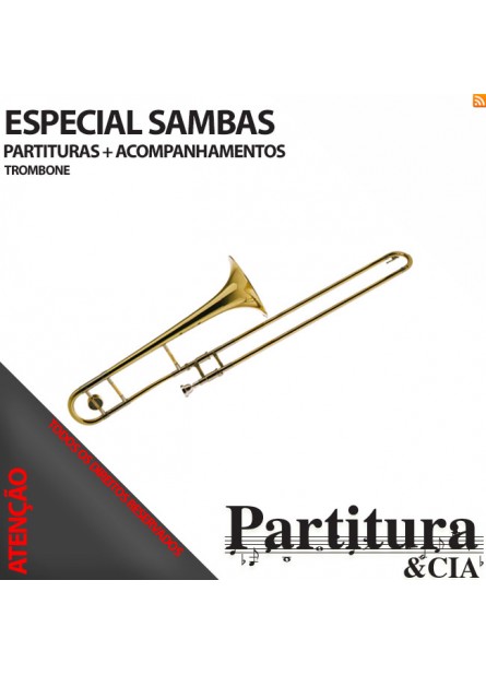 Partituras de SAMBAS para Trombone - Volume II