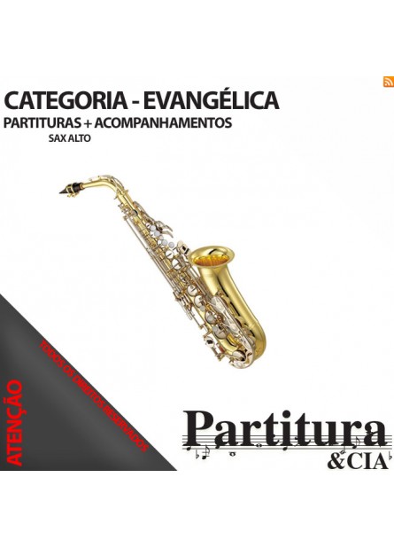 Partituras EVANGÉLICAS para Sax Alto - Volume III