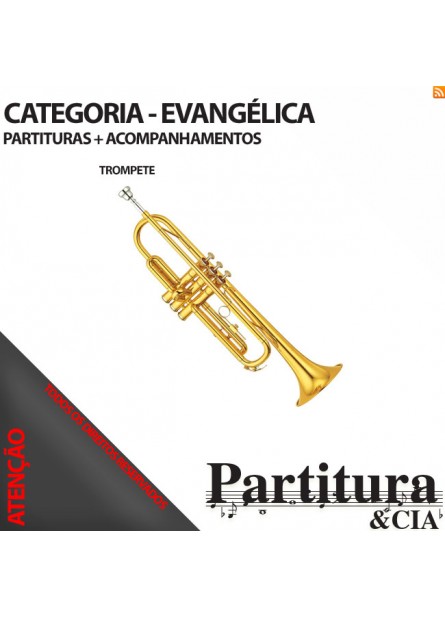 Partituras EVANGÉLICAS para Trompete - Volume V