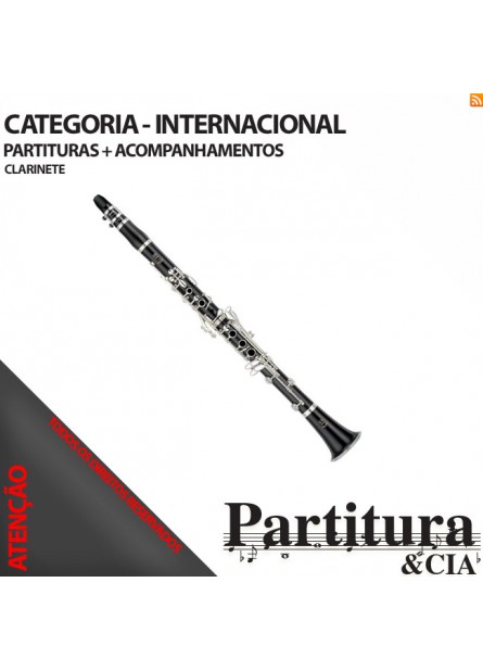 Partituras INTERNACIONAIS para Clarinete - Volume III