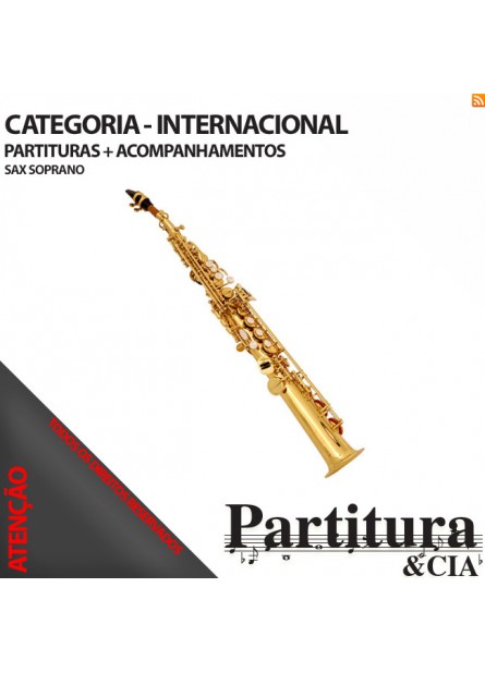 Partituras INTERNACIONAIS para Sax Soprano - Vol. V