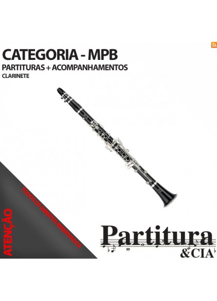 Partituras MPB para Clarinete - Volume III