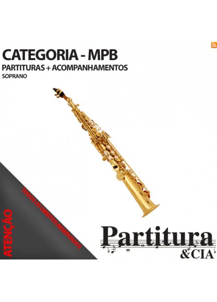 Partituras MPB para Sax Soprano - Volume V